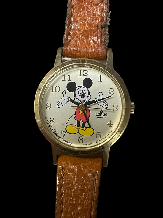 1990s Lorus Walt Disney Mickey Mouse Quartz Watch