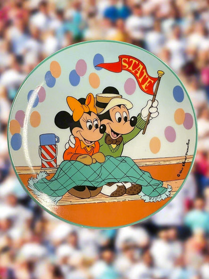 Walt Disney's Tickets on the 50 Yard Line Schmid Decorative Plate