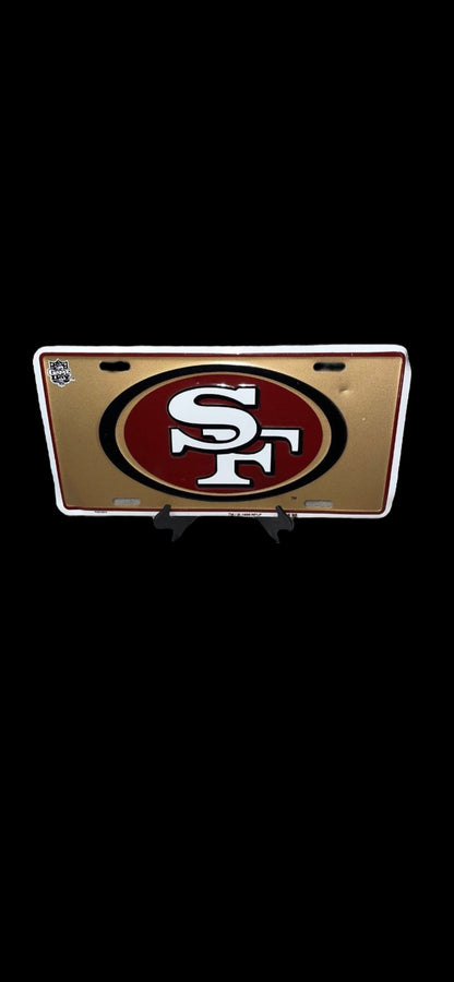 1996 San Francisco 49ers NFL License Plate