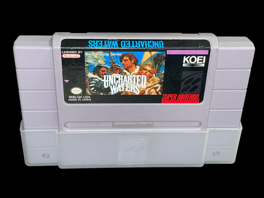 "Uncharted Waters" Vintage Game (SNES, 1991, Loose)