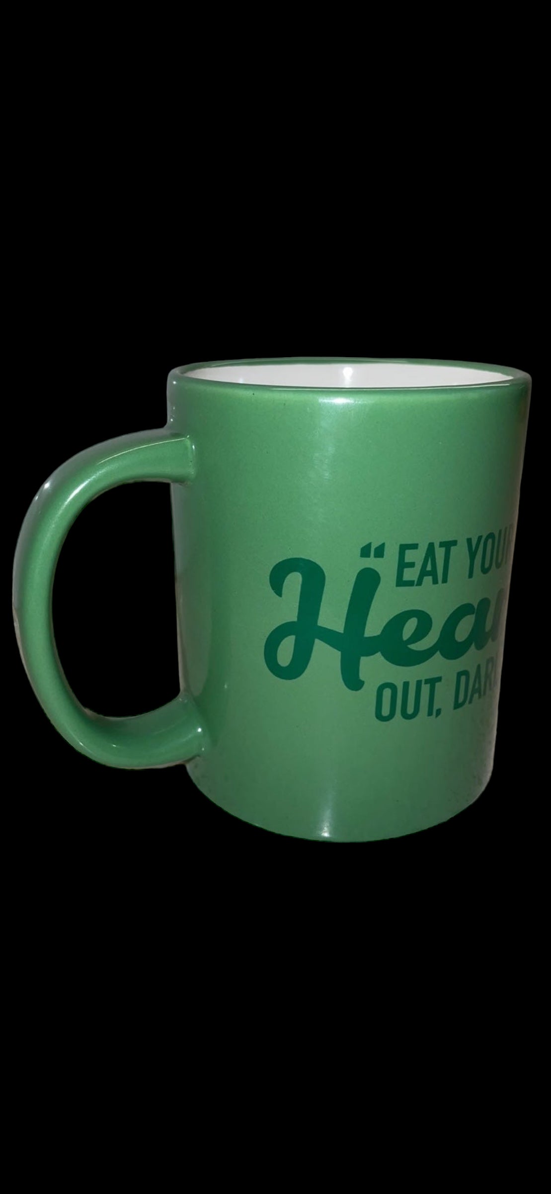 2020 Green M&M “Eat Your Heart Out, Darling!” Mug