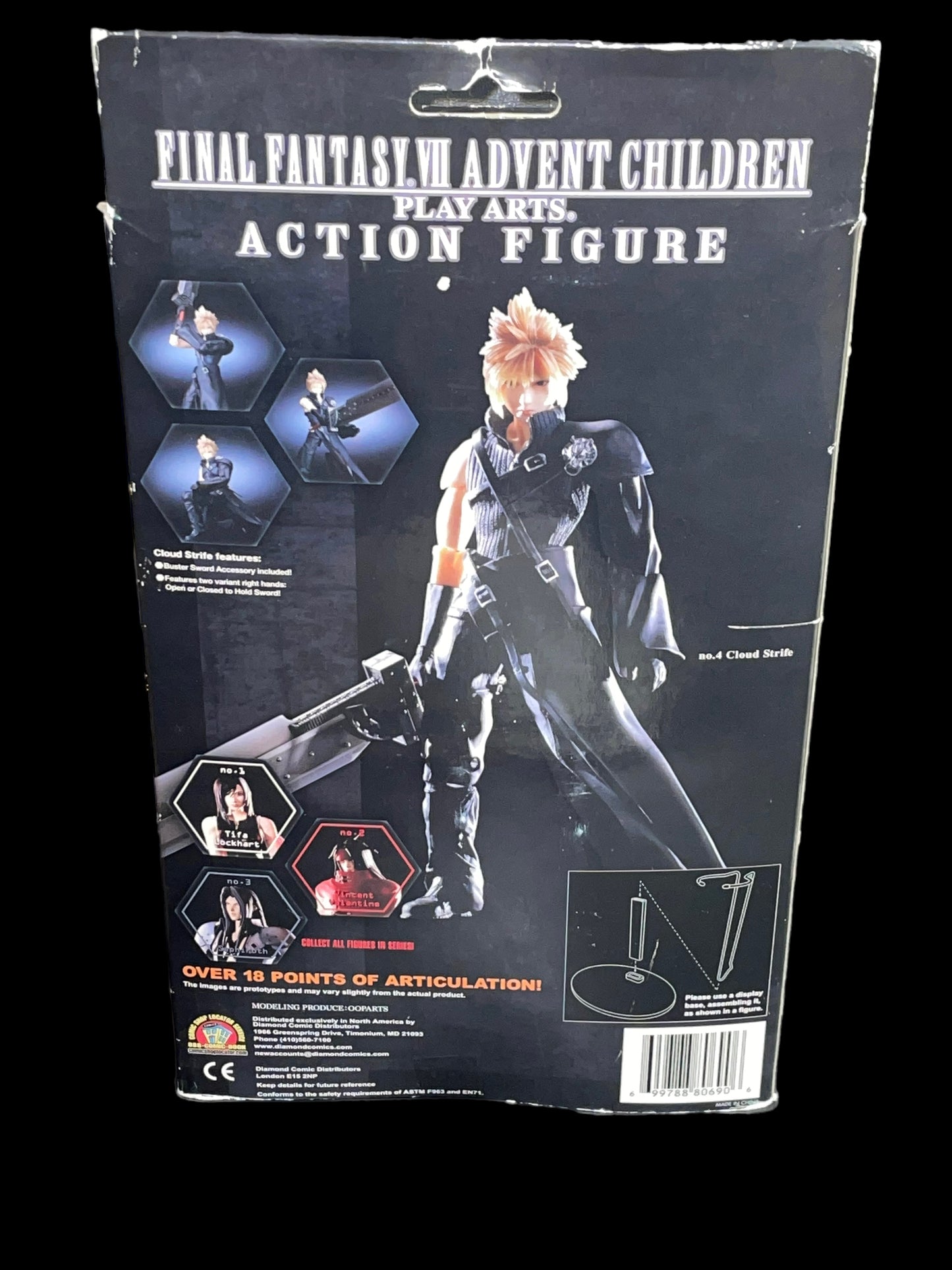 Final Fantasy VII Advent Children - Cloud Action Figure