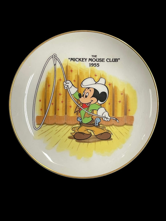 The Mickey Mouse Club 1955 Decorative Plate