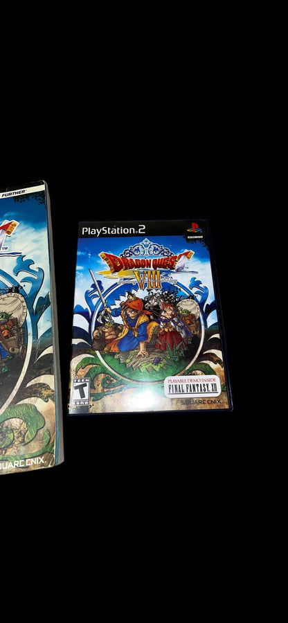 Vintage Playstation 2 Dragon Quest VIII Official Strategy and Game Disc