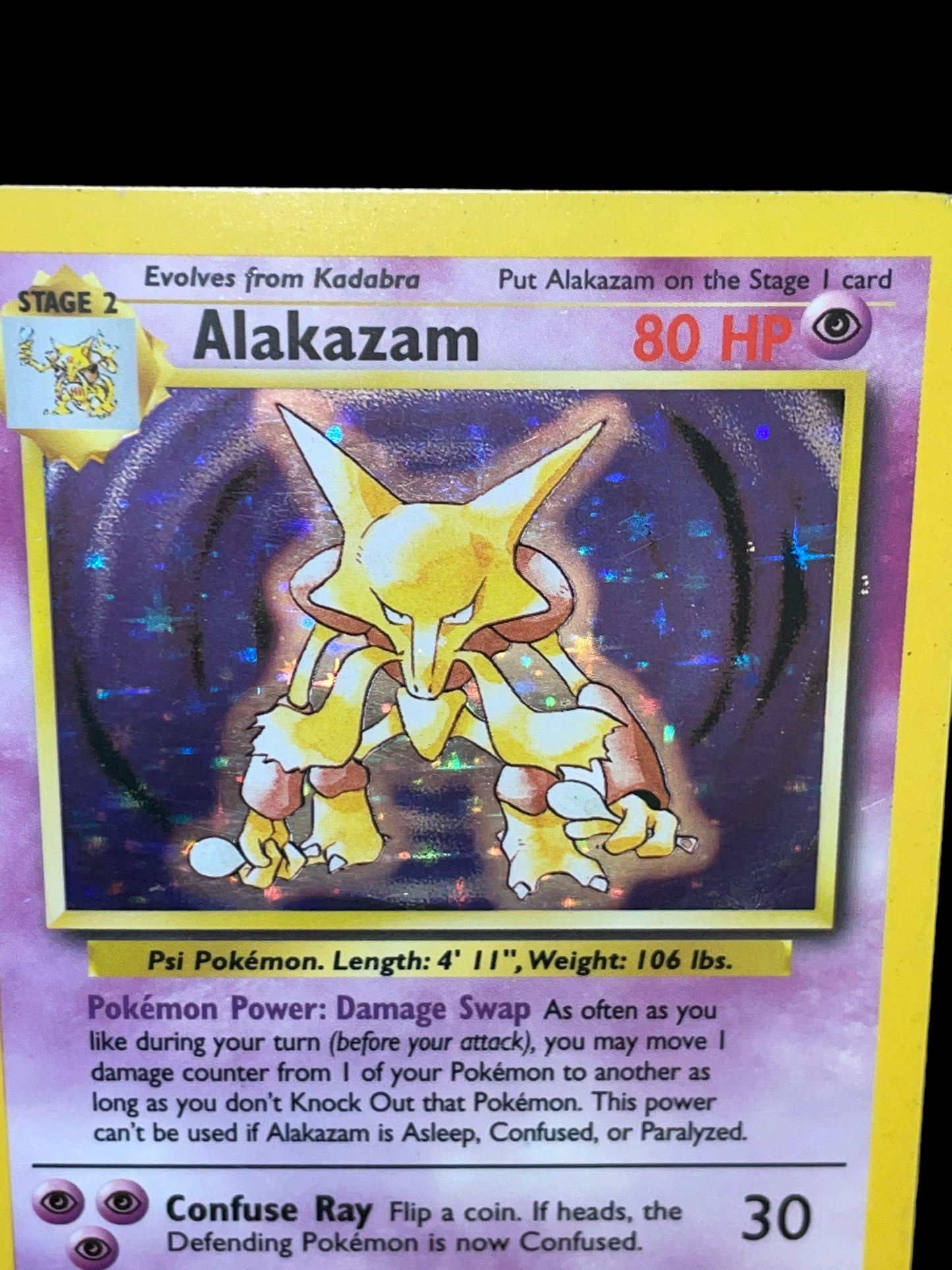 Alakazam 1/102 - Base Set (1999) - Holo Rare