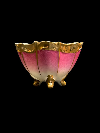 Vintage Pink and Gold Teacup