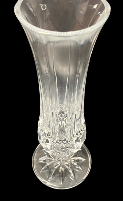 Cristal D’Arques France Longchamp Crystal 8” Bud Vase