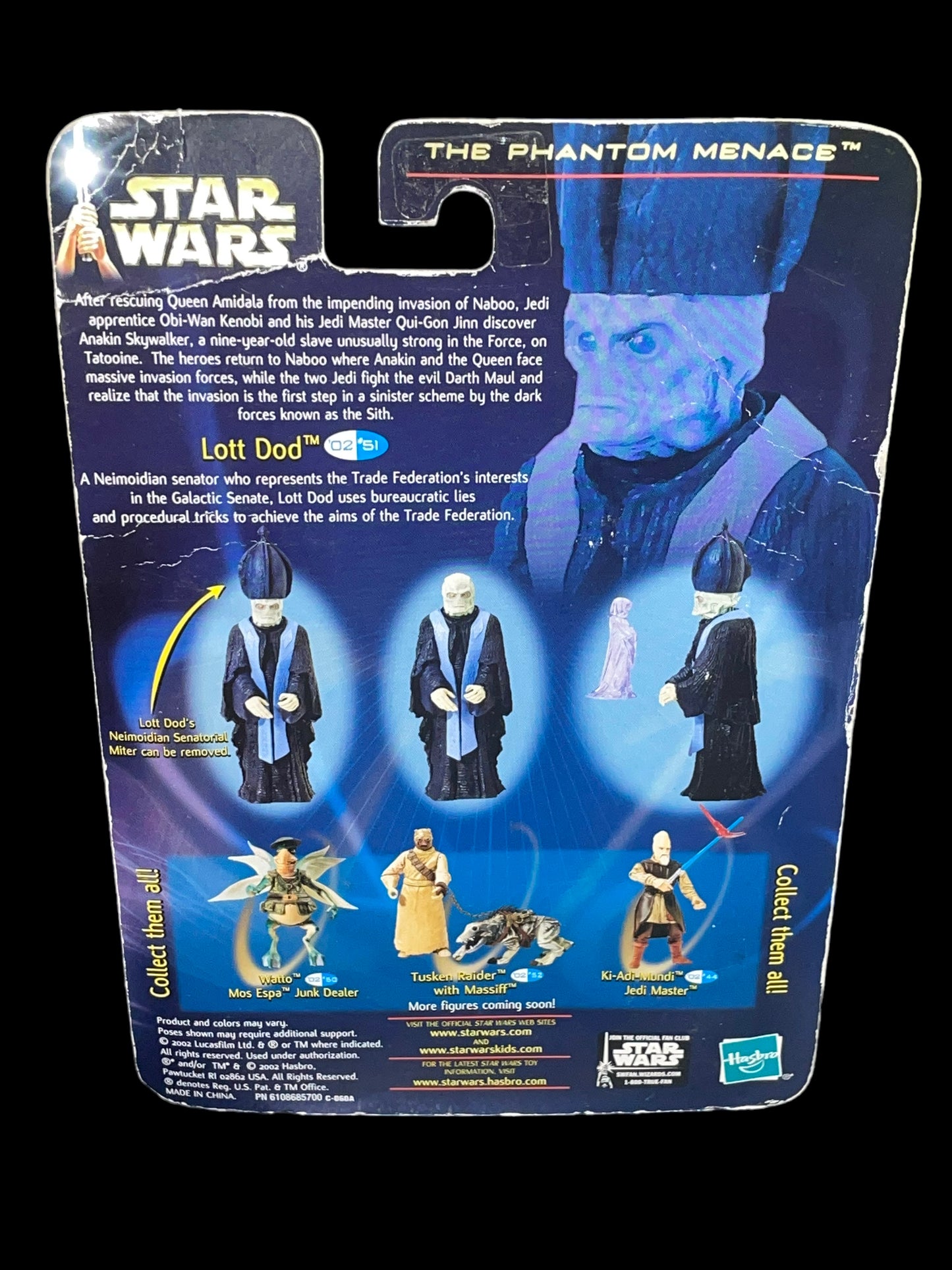 2002 Star Wars The Phantom Menace Lott Dod