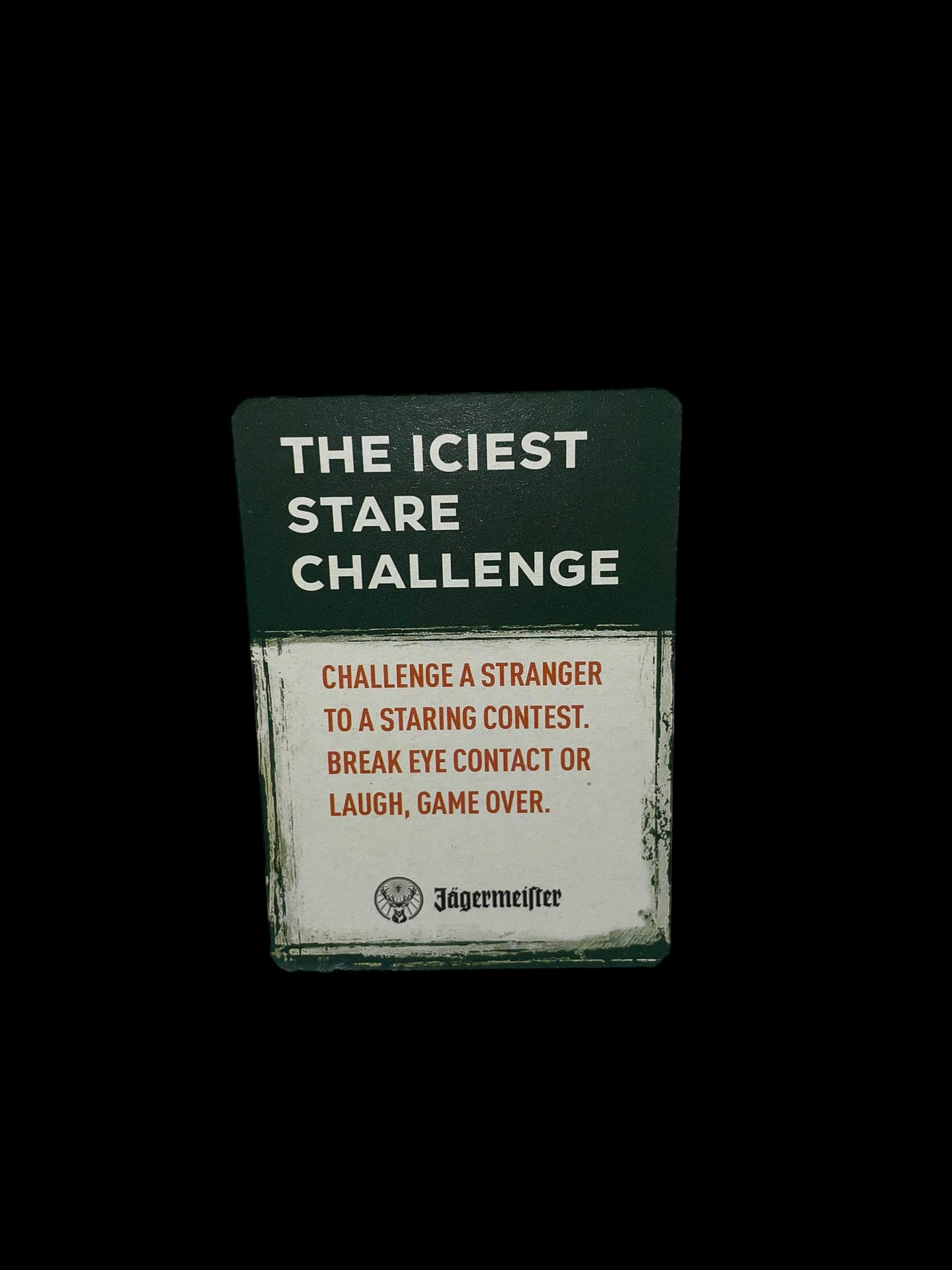 Jäegermeister Ice Breaker Card Game