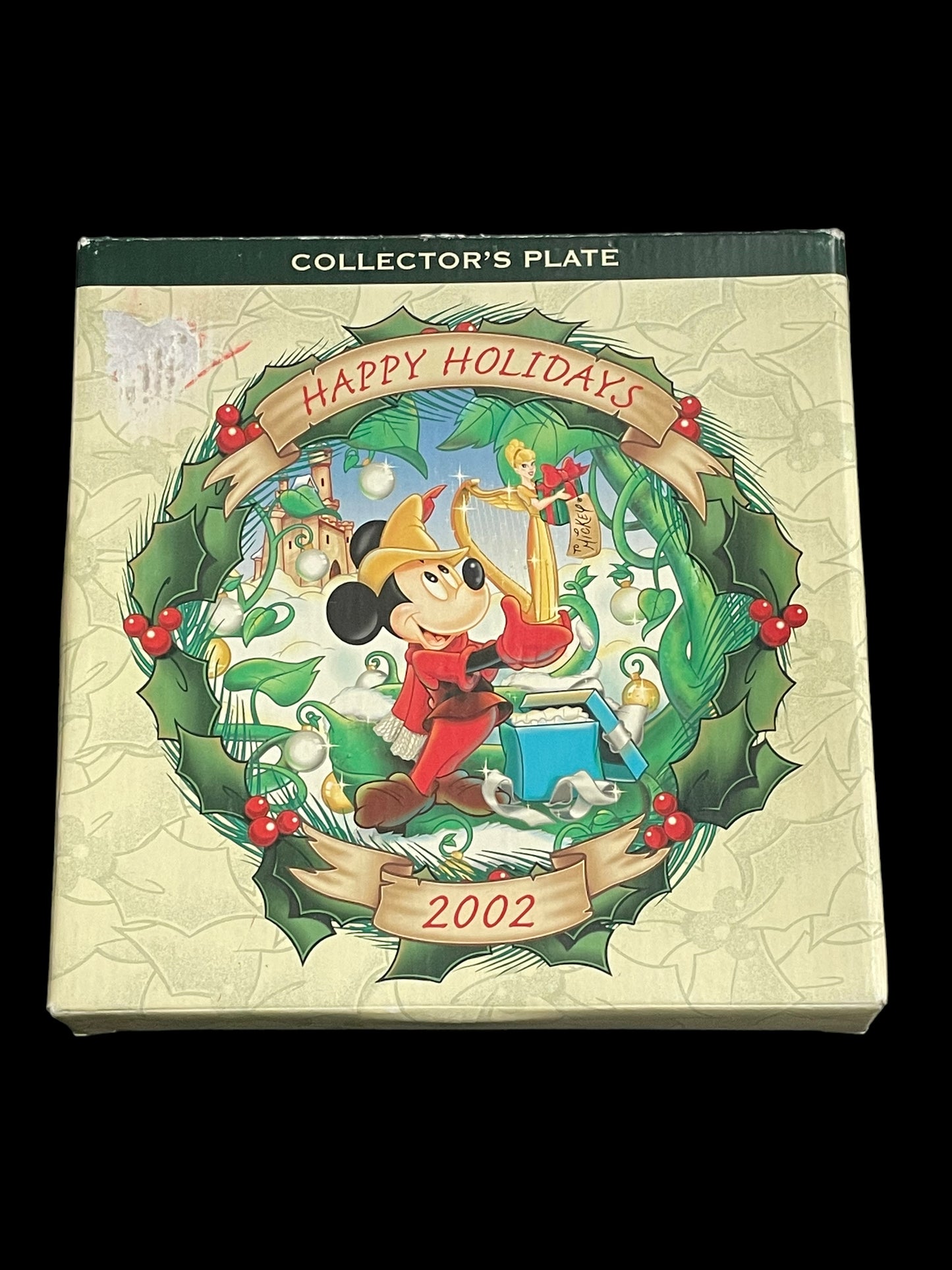 Mickey Mouse Happy Holidays 2002 Mickey and the Beanstalk 1947 Decorative Plate