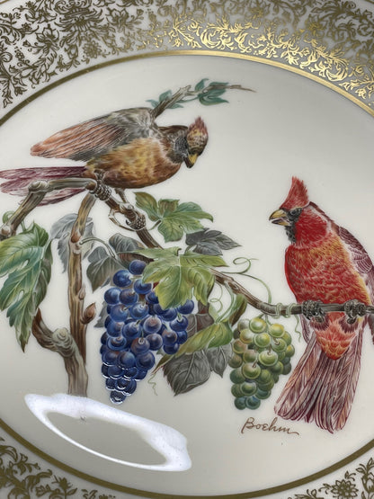 1976 Lenox Cardinal by Edward Marshall Boehm Limited Edition Collector's Plate