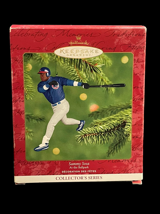 2001 Hallmark Keepsake Sammy Sosa Christmas Ornament