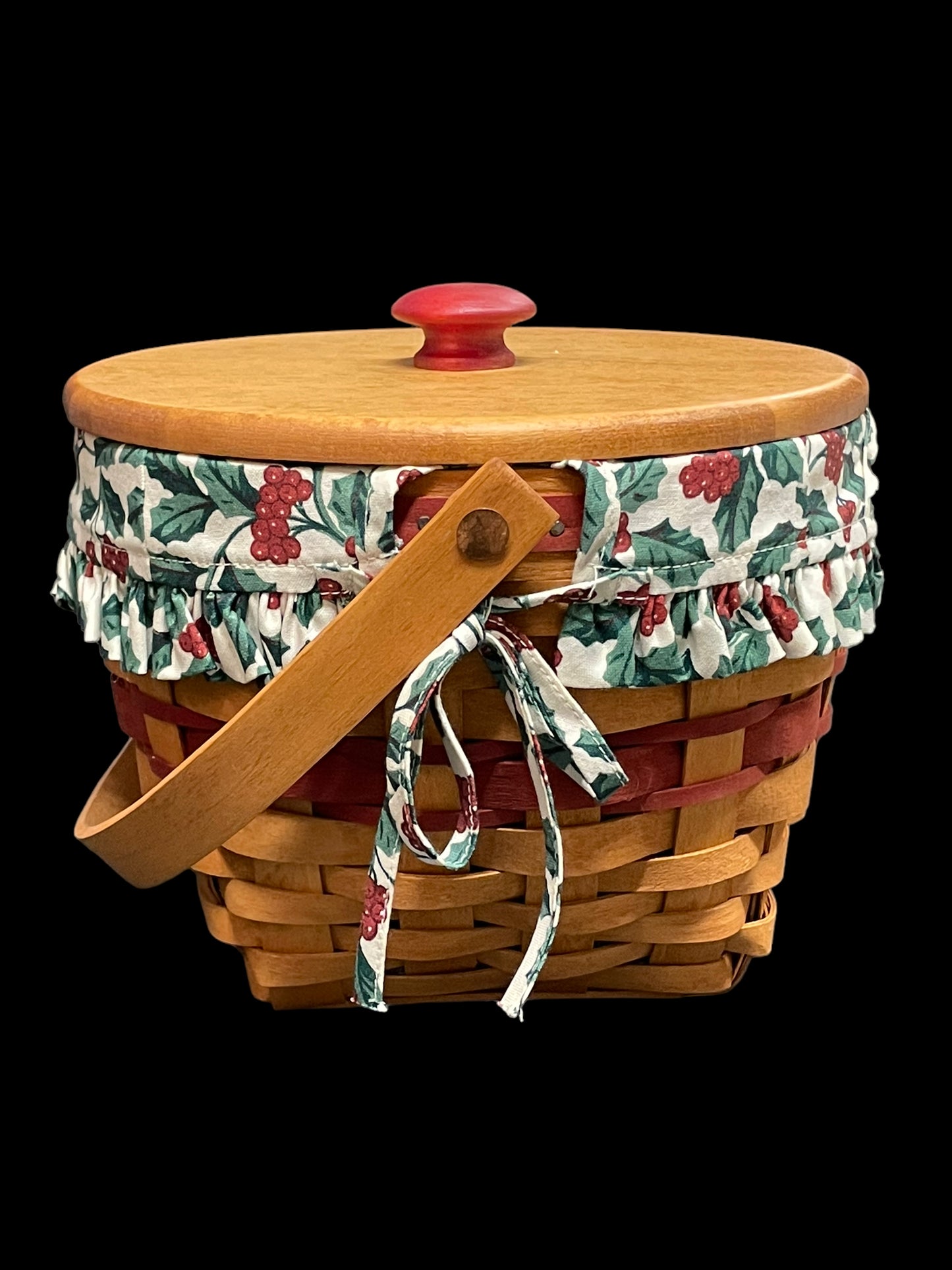 Longaberger Christmas Collection 1994 Edition Jingle Bell Basket