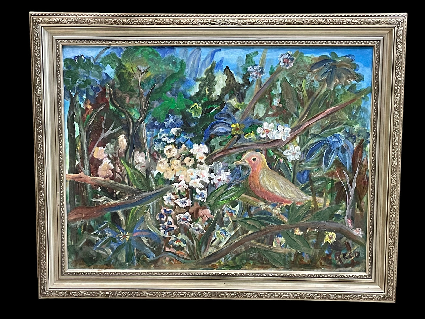 Ronald Reed's “Enchanting Garden” Painting