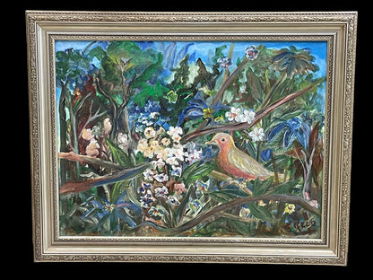 Ronald Reed's Enchanting Garden Framed Painting