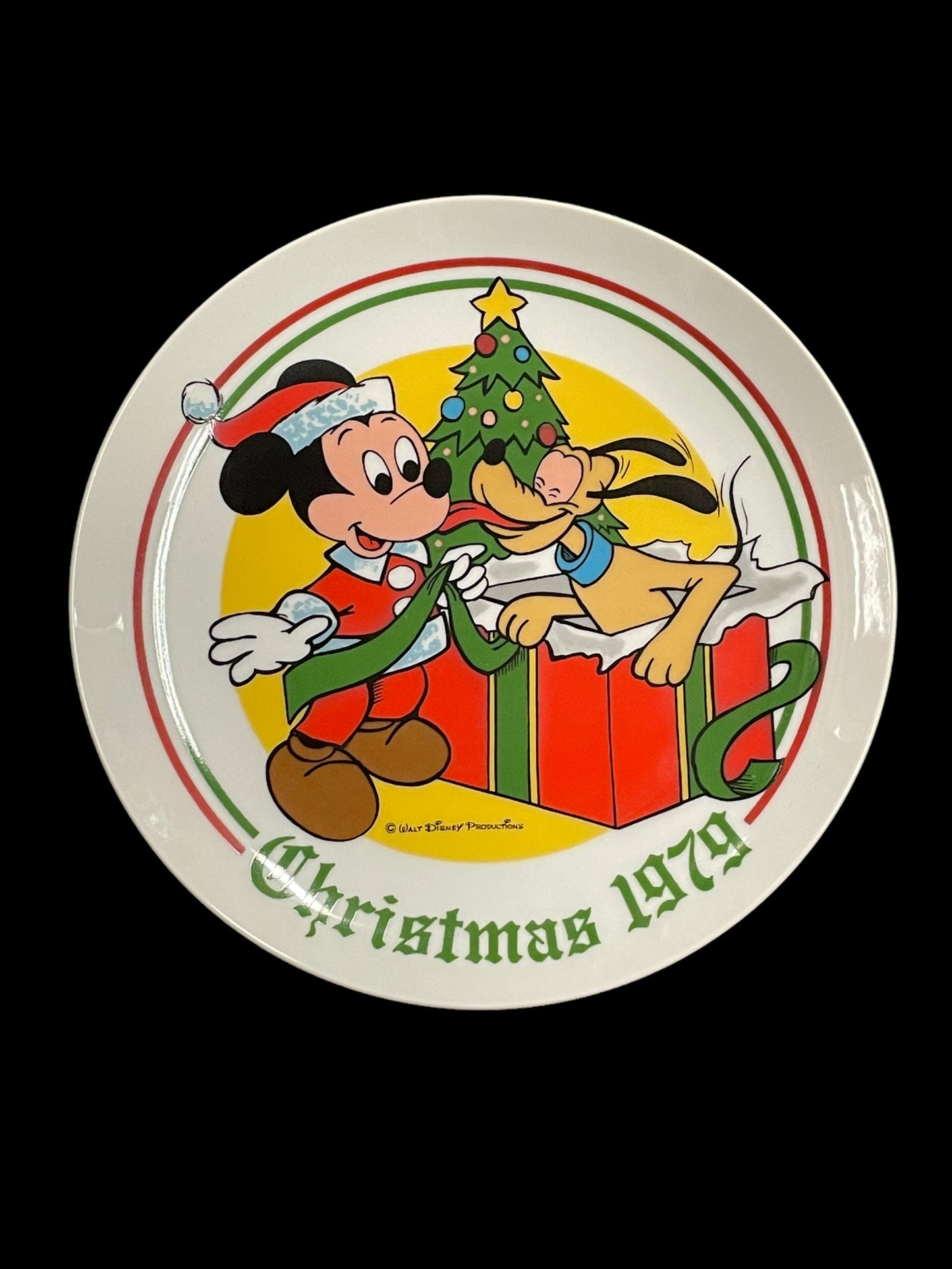 1979 Walt Disney's Christmas Schmid Decorative Plate