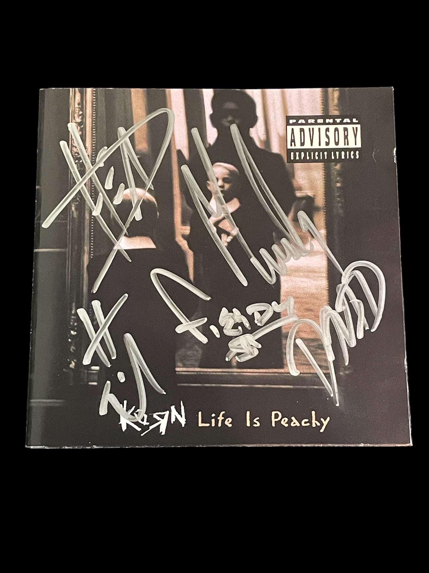 Autographed Korn "Life is Peachy" Album Booklet and CD