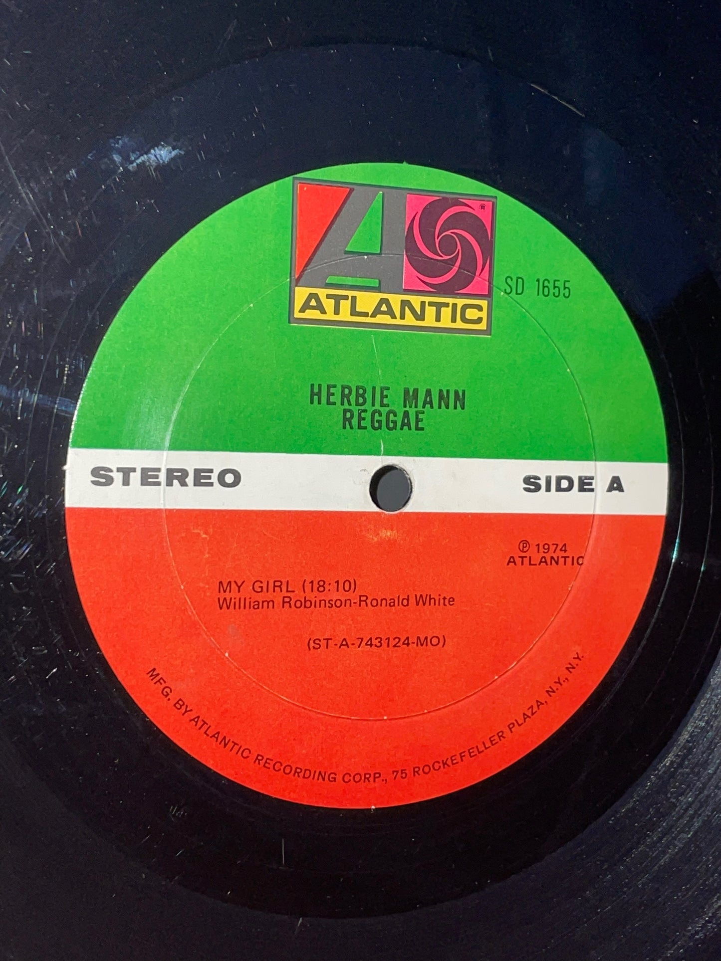 1974 Reggae Vinyl Record by Herbie Mann