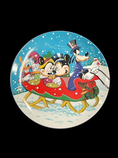 1988 Walt Disney's Warm Winter Ride Schmid Decorative Plate