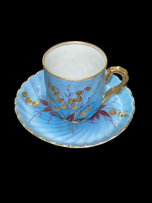 Vintage German Demitasse Teacup and Saucer