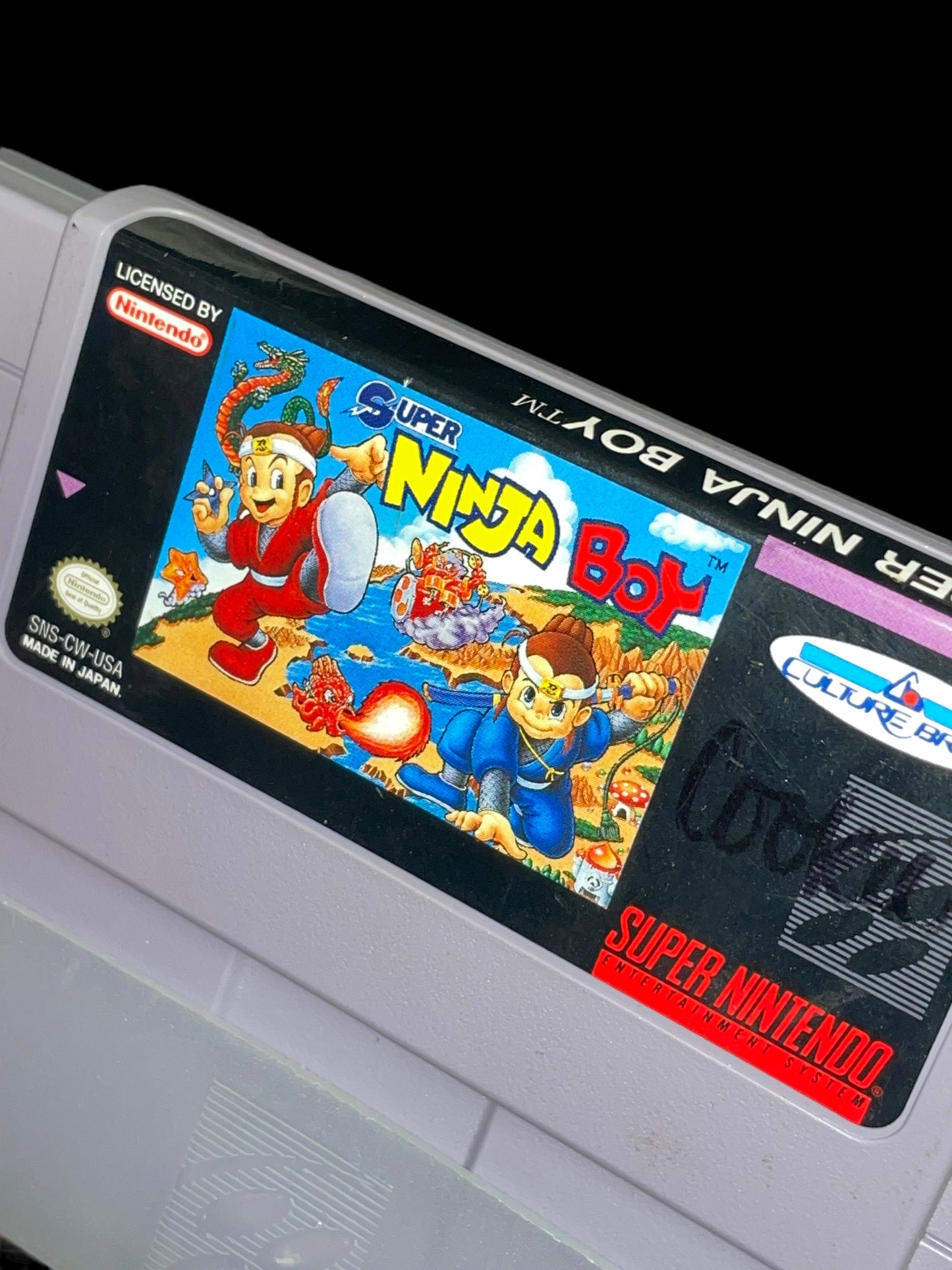 Super Ninja Boy Vintage Game (SNES, 1991, Loose)