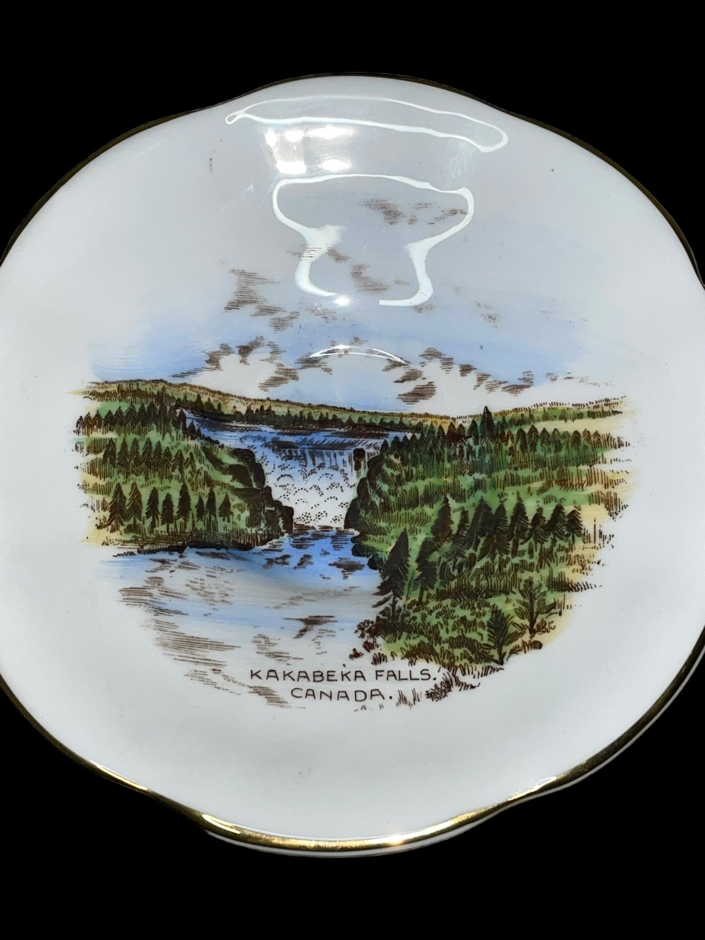 Taylor & Kent Bone China Kakabeka Falls, Canada Teacup & Saucer