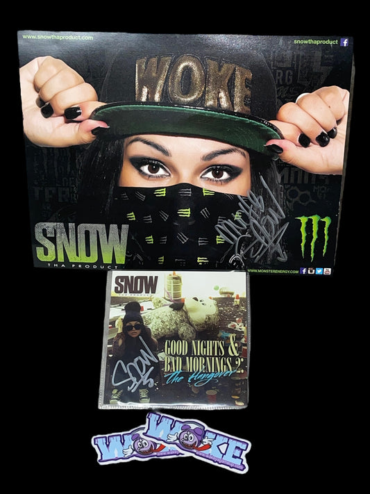 Autographed Snow Tha Product Print and Album Cover with Stickers