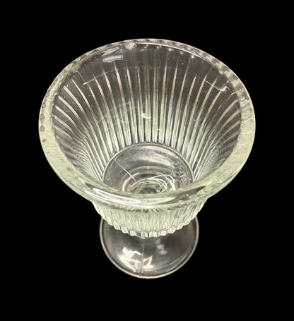 Indiana Glass Footed Votive Candle Holder