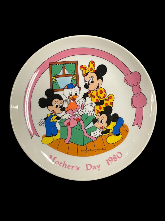 1980 Walt Disney's Mother's Day Minnie's Surprise Schmid Decorative Plate