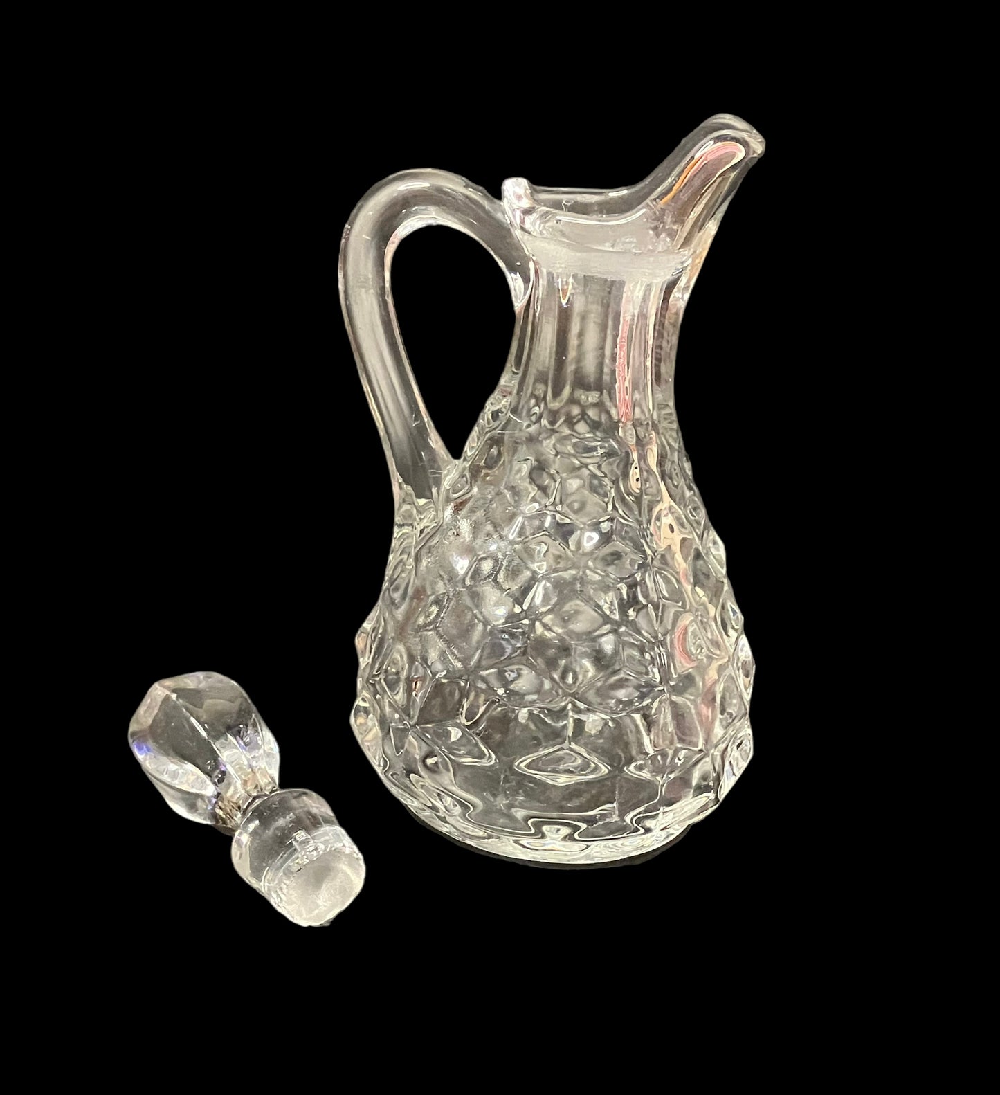 Crystal Oil or Vinegar Cruet