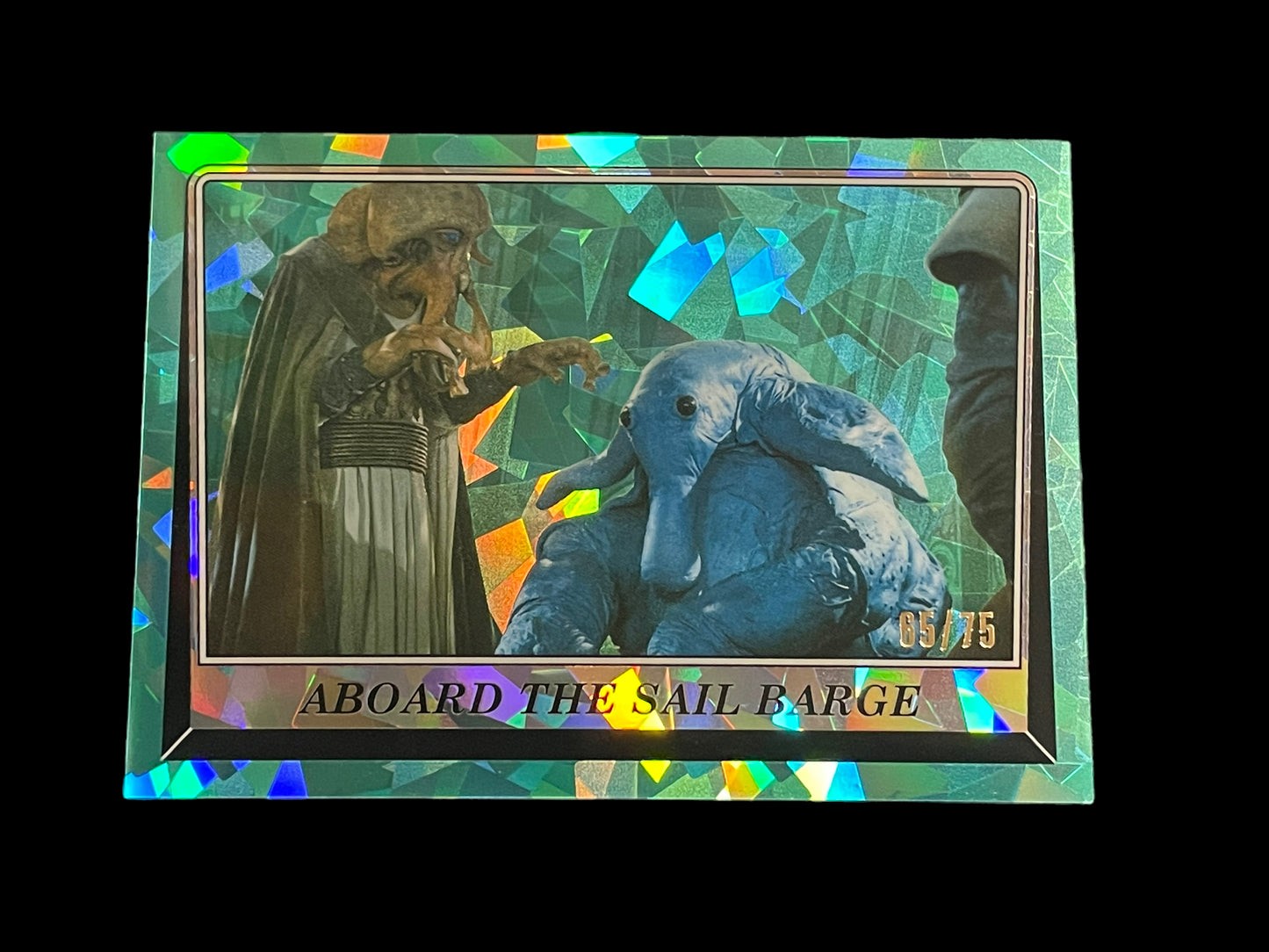 Star 2023 Topps Return Of The Jedi Sapphire Green #176 Aboard The Sail Barge 65/75