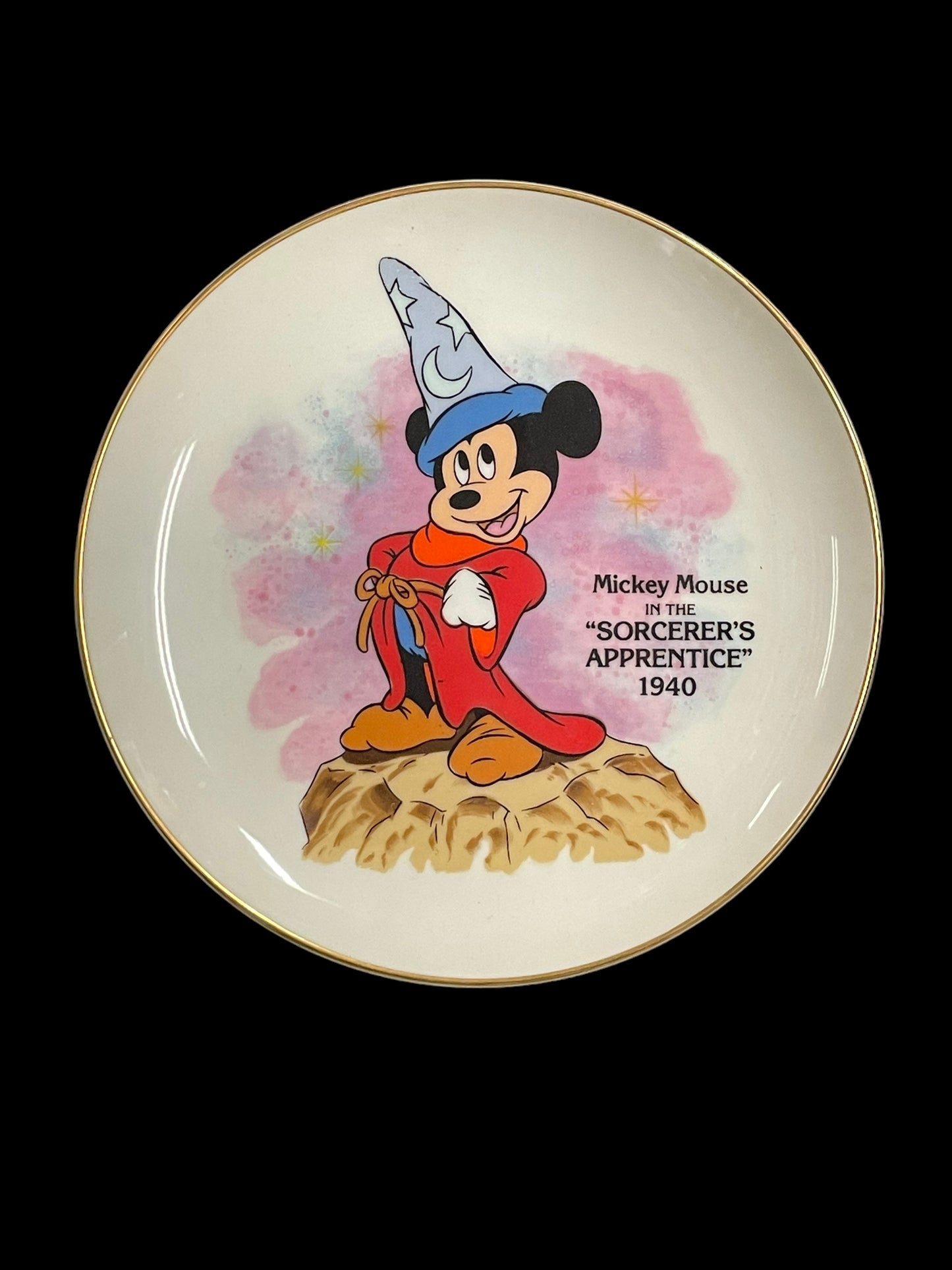 Mickey Mouse in the "Sorcerer's Apprentice" 1940 Plate