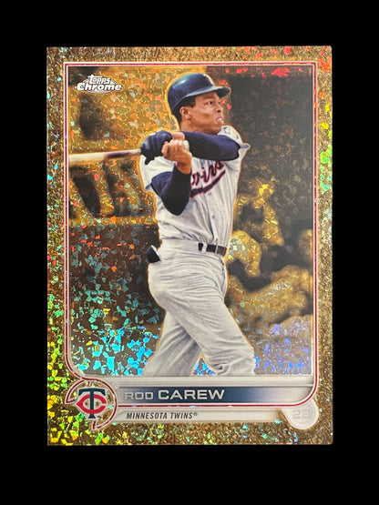 Rod Carew Mini Diamond Gold #86 2022 Topps Gilded Collection 25/50 Graded GEM MINT 10