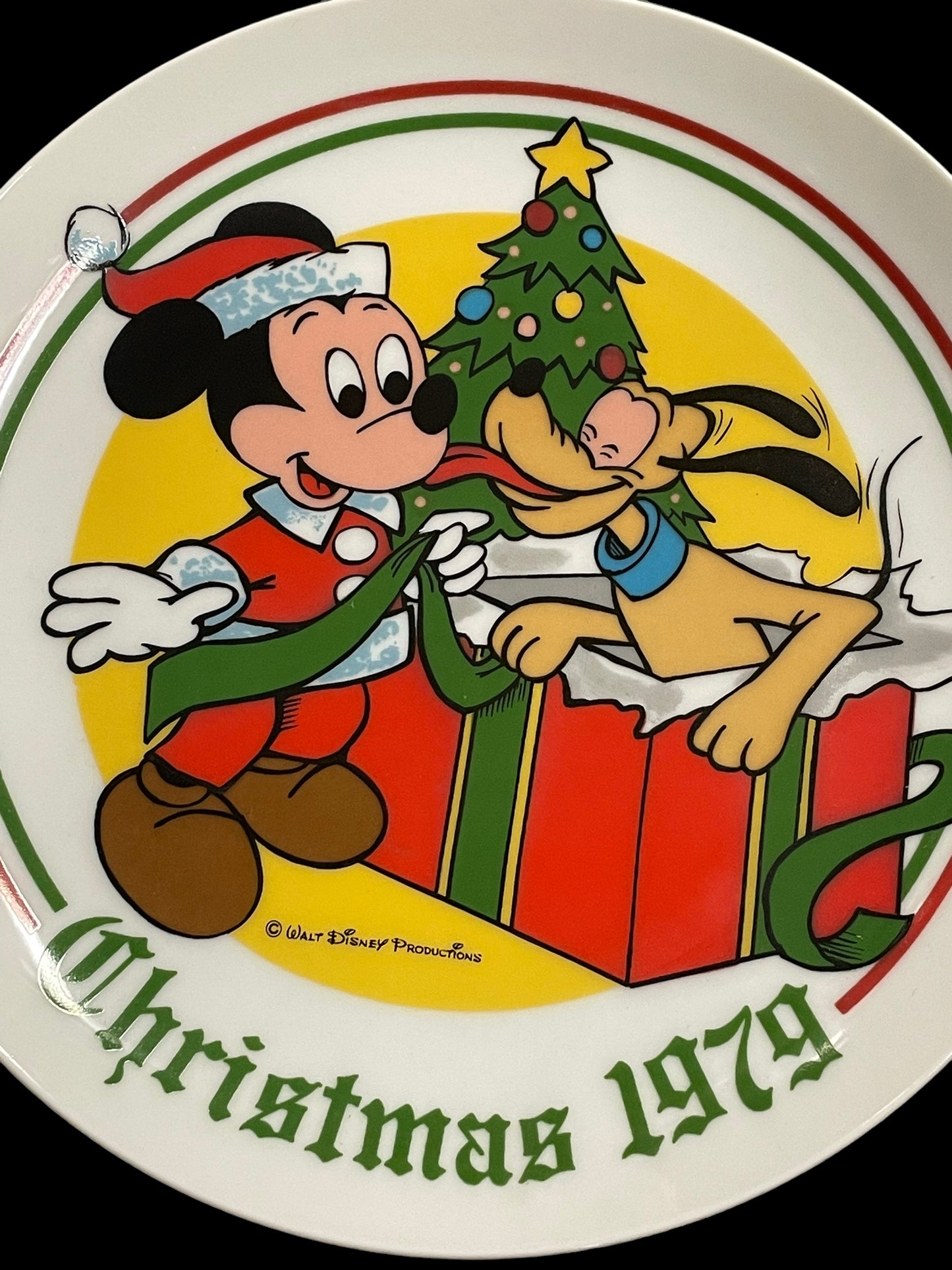 1979 Walt Disney's Christmas Schmid Decorative Plate