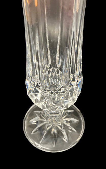 Cristal D’Arques France Longchamp Crystal 8” Bud Vase