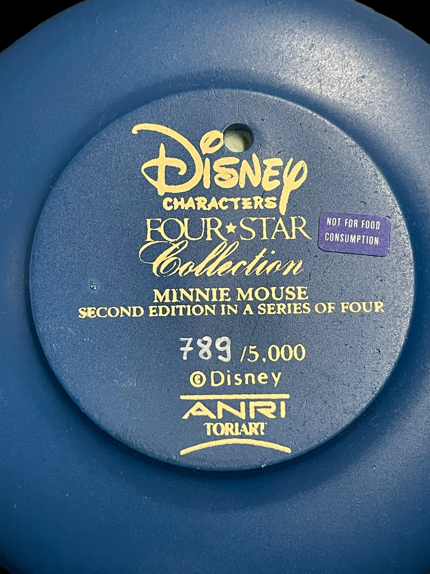 Disney Characters Four Stars Collection Mickey and Minnie Mouse Mini Plates