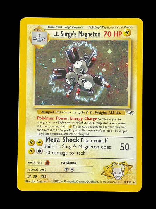 Lt. Surge's Magneton #8 Pokemon Gym Heroes - Holo Rare