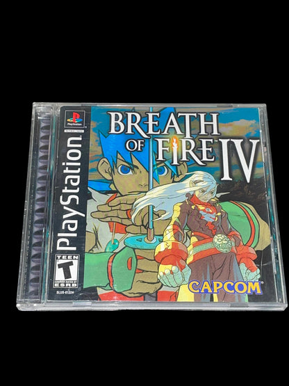 Breath of Fire 4 PS1, 2000, Complete in Box