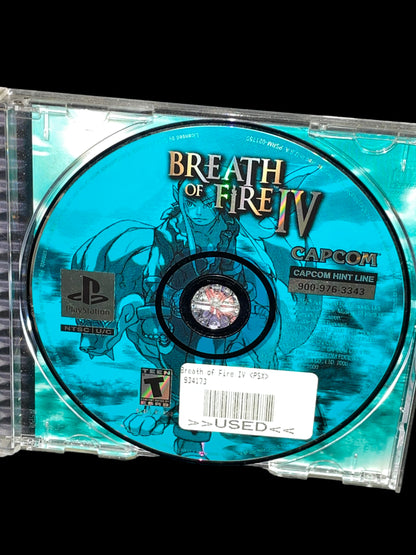 Breath of Fire 4 PS1, 2000, Complete in Box