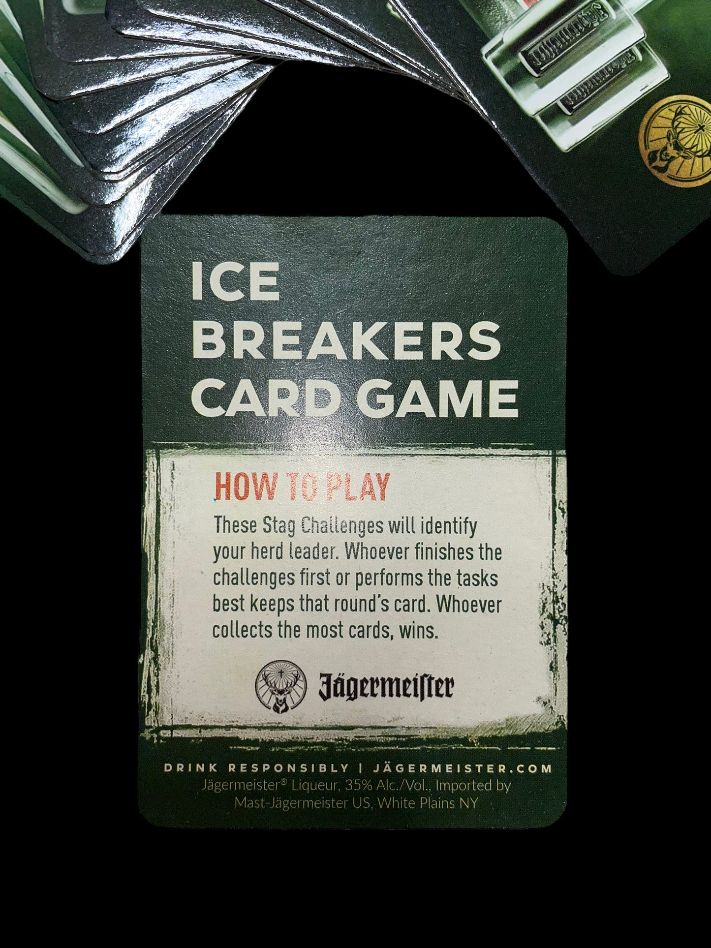 Jäegermeister Ice Breaker Card Game