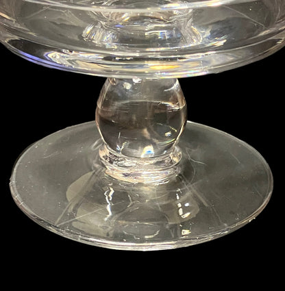 Crystal Glass Drip Catch Candle Holder