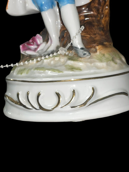 17th Century Boy Musical Figurine Music Box