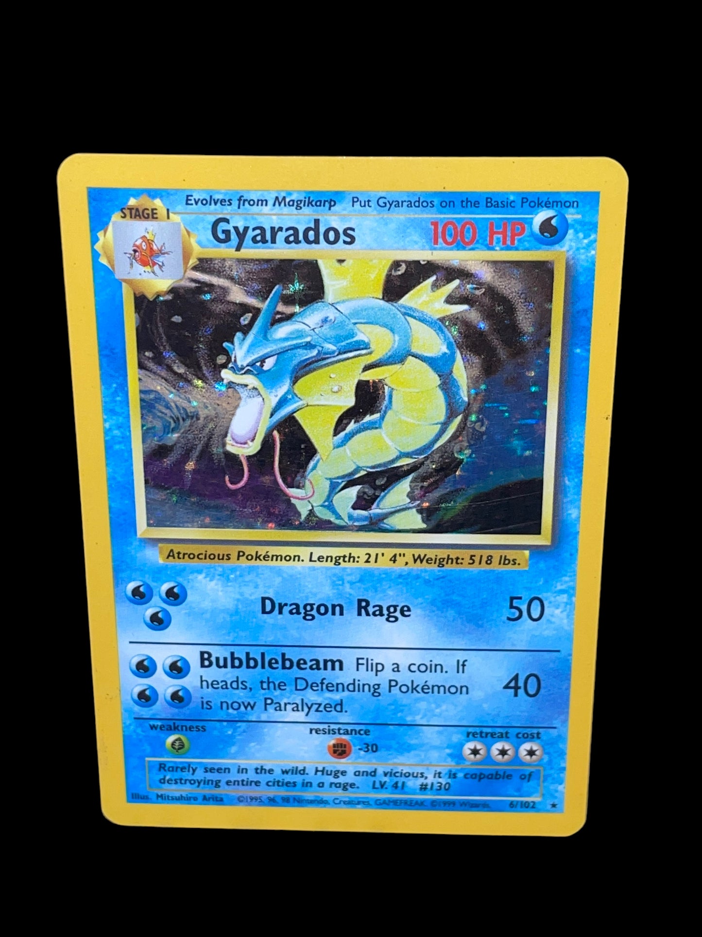 Gyarados 6/102 - Base Set (1999) - Holo Rare