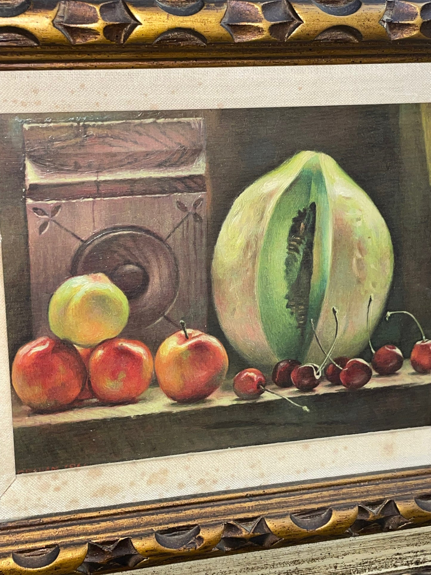 “Abundance of Fruits” Antique Painting