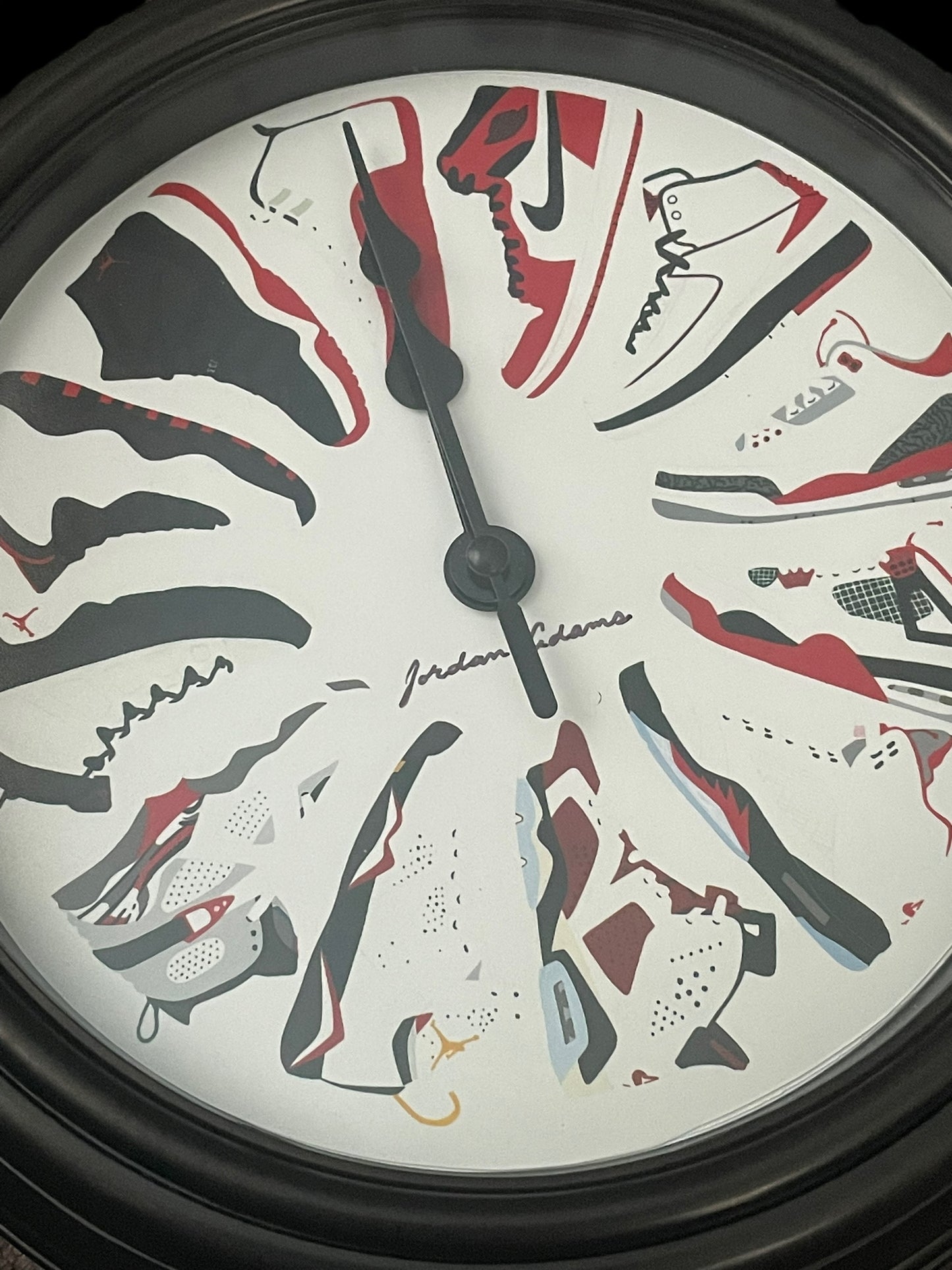 Nike Jordan Shoes Wall Clock