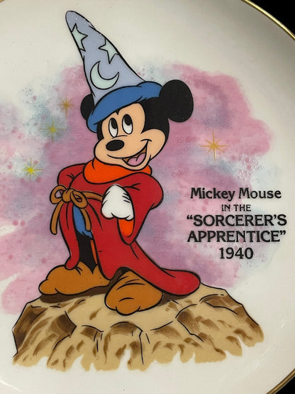 Mickey Mouse in the "Sorcerer's Apprentice" 1940 Plate