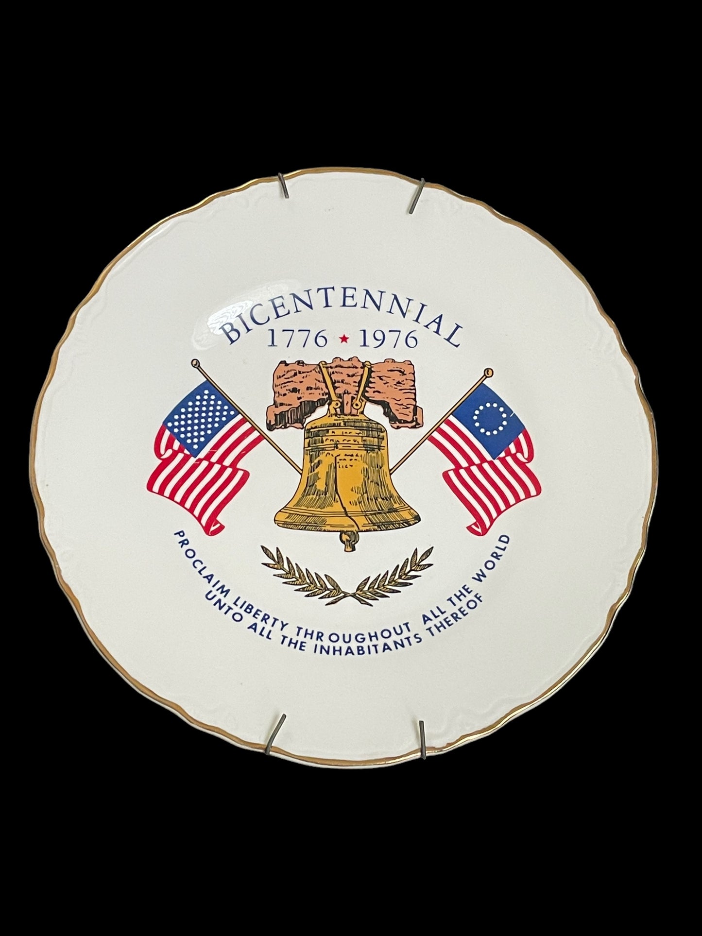 Bicentennial 1776-1976 Commemorative Plate