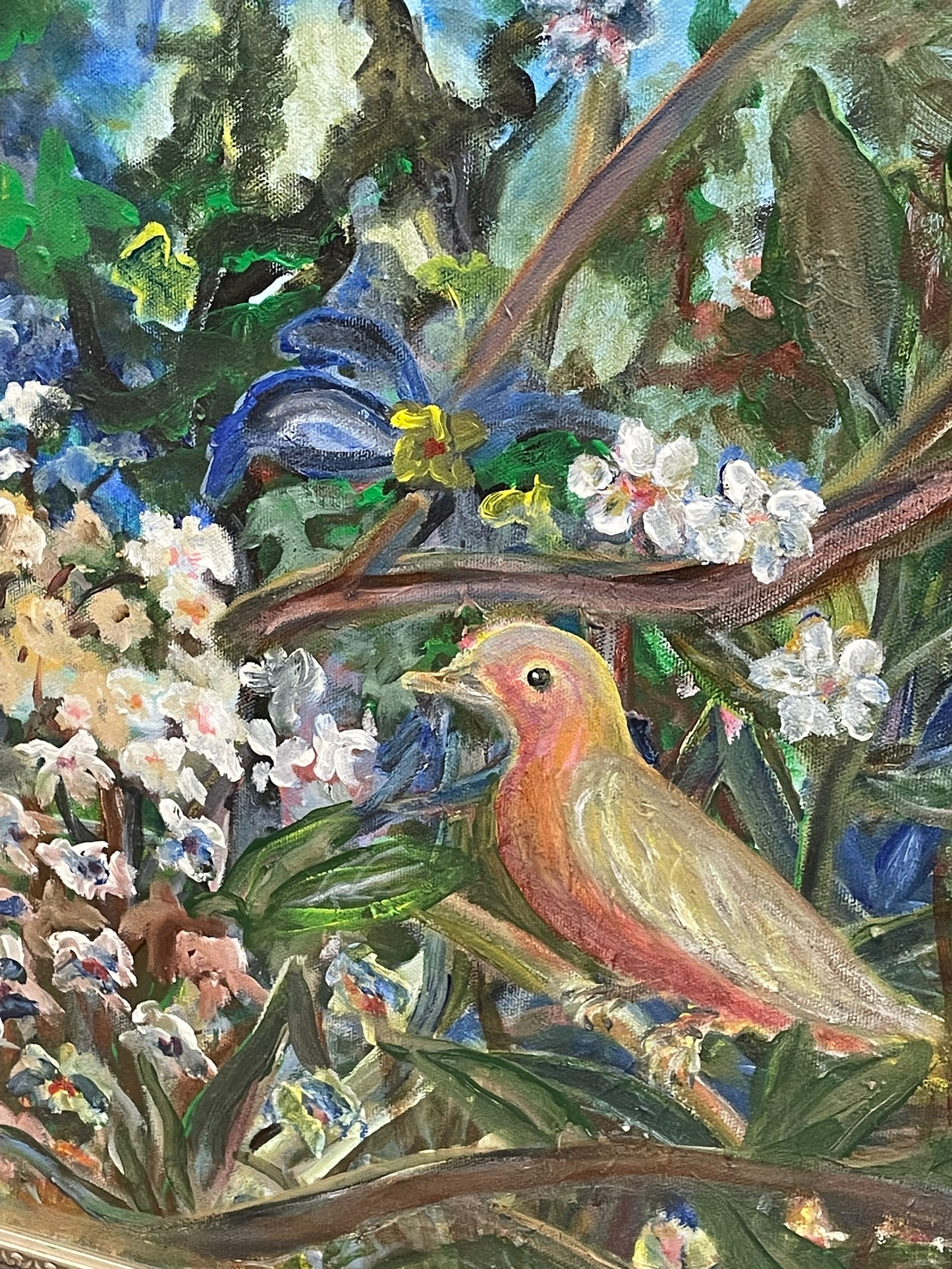 Ronald Reed's “Enchanting Garden” Painting