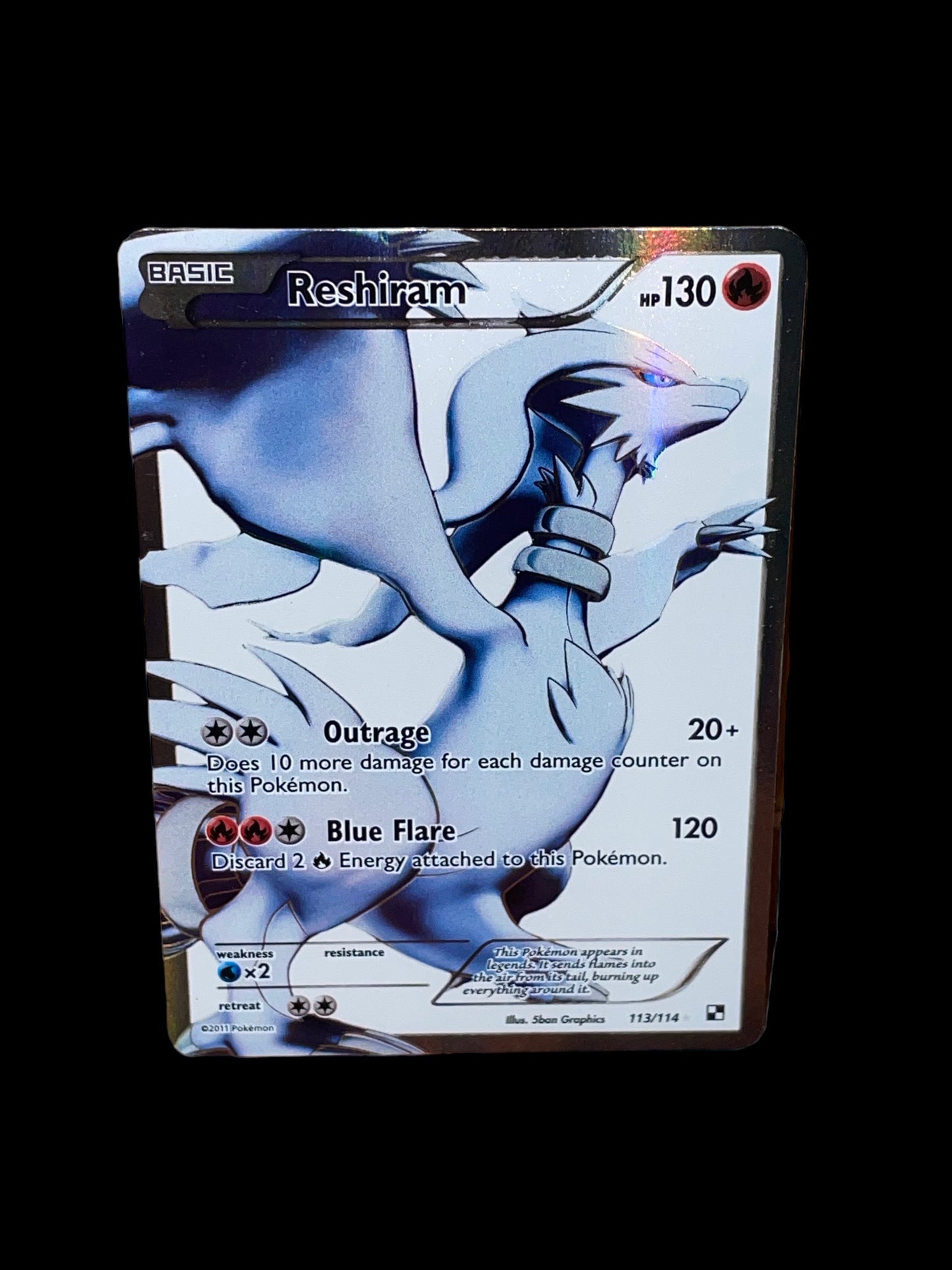 Reshiram 113/114 - Legendary Treasures Set (2013) - Holo Rare