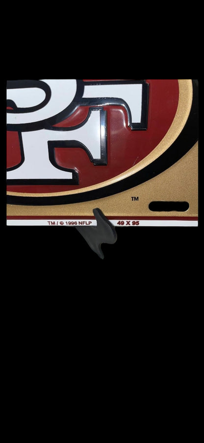 1996 San Francisco 49ers NFL License Plate